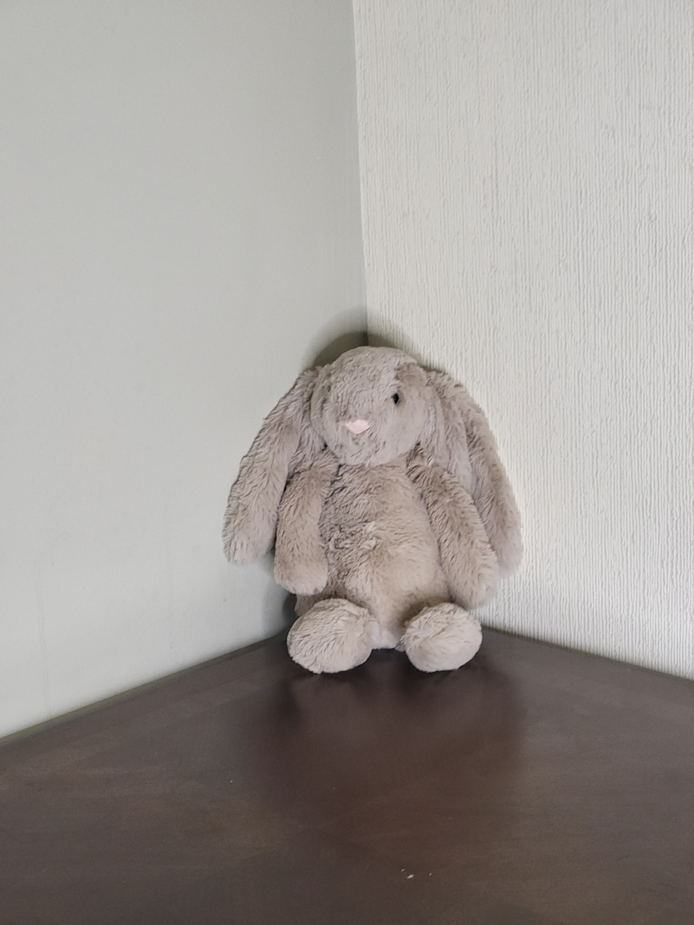 Jellycat Soft Grey Bunny Plush with Floppy Ears